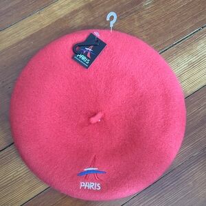 Aris Vibrant Red Kids Beret